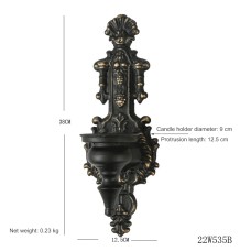 Vintage Wall Mounted Candle Holder, Home Decor Wall Sconce for Entryway Living Room
