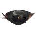 Punk Stage Performance Caribbean Pirate Costume Halloween Faux Leather Pirate Hat with Gear and Feather Triangular Hat