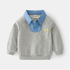 Casual Long Sleeve Hoodie for Kids Style Boy's Sweatshirt
