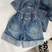 Make old denim shorts