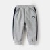Fleece Lined Pants Thickened Sweatpants Warm Casual Pants for Kids