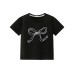 Cute Kids' T-Shirt with Bow Print