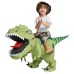 Halloween Stage Inflatable Dinosaur Costume for Performance, Funny Running Dinosaur Inflatable Suit