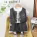 Cowboy short sleeved three piece children's summer outfit