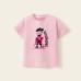 Girls' Short Sleeve T-Shirt, Kids Clothing,Children's Basic Wear
