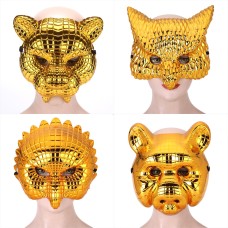 Halloween Lion Leopard Owl Pig Head Electroplated Mask Popular Movie Theme Costume Party Prop Halloween Lion Leopard Owl Pig Head Electroplated Mask Popular Movie Theme Costume Party Prop