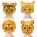 Halloween Lion Leopard Owl Pig Head Electroplated Mask Popular Movie Theme Costume Party Prop Halloween Lion Leopard Owl Pig Head Electroplated Mask Popular Movie Theme Costume Party Prop