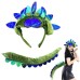 Holiday Children's Hat Hairband, Halloween Headwear, Snowflake Headband for Girls, Cute Dinosaur Christmas Party Accessory
