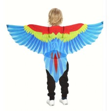 Halloween Kids Parrot Wings Cape Bird Headpiece Performance Prop Cosplay Halloween Kids Parrot Wings Cape Bird Headpiece Performance Prop Cosplay