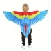 Halloween Kids Parrot Wings Cape Bird Headpiece Performance Prop Cosplay