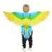 Halloween Kids Parrot Wings Cape Bird Headpiece Performance Prop Cosplay