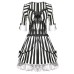 Halloween Striped Devil Costume Vampire Clothing Zombie Grim Reaper Ghost Bride Evil Clown Outfit