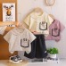 Children's casual short sleeved baby summer two-piece set