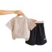 Children's casual short sleeved baby summer two-piece set