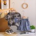Children's summer clothing thin short sleeved two-piece set