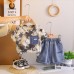 Children's summer clothing thin short sleeved two-piece set