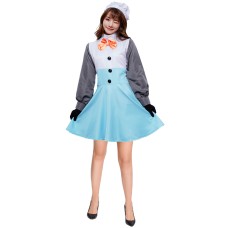 Frozen Olaf Halloween Costume Cosplay Winter Love Song Anime Snowman Maid Outfit