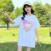 Girls' Short Sleeve T-Shirt Middle and Large Kids 