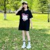 Girls' Short Sleeve T-Shirt Middle and Large Kids 