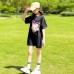 Girls' Short Sleeve T-Shirt Middle and Large Kids 