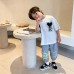 Children's T-Shirt Short Sleeve Loose Fit Boy's Top for Toddlers and Kids