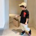 Children's T-Shirt Short Sleeve Loose Fit Boy's Top for Toddlers and Kids