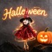 Halloween Decoration Props Cartoon Tulle Skirt Bell Hanging Ornament Pumpkin Witch Hanging Decor Pumpkin Hanging Ornament