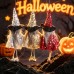 Halloween Decoration Props Cartoon Tulle Skirt Bell Hanging Ornament Pumpkin Witch Hanging Decor Pumpkin Hanging Ornament