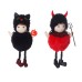 Halloween Hanging Decorations, Ghost Festival Bar Pumpkin Witch Decor, Broomstick Haunted House Props, KTV Decoration Supplies 
