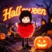 Halloween Hanging Decorations, Ghost Festival Bar Pumpkin Witch Decor, Broomstick Haunted House Props, KTV Decoration Supplies 