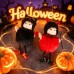 Halloween Hanging Decorations, Ghost Festival Bar Pumpkin Witch Decor, Broomstick Haunted House Props, KTV Decoration Supplies 