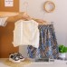 Summer hollow sleeveless two-piece set