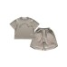 Casual Kids Boy Letter Solid Color Suit Cool Trendy Two-Piece Set