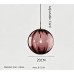 Minimalist Water Pattern Glass Sphere Pendant Light, Creative Living Room Bar Light, Nordic Bedroom Bedside Small Pendant Lamp