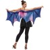 Halloween Adult Women's Dragon Horn Wings Green Purple Costume