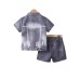 Denim Short Sleeve Set for Boys