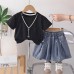 Girl baby clothes casual thin children's summer clothes