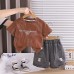 Casual short sleeved two-piece children's summer clothes