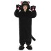 Children's Black Cat Costume Cosplay Outfit Halloween Stage Performance Wear Animal Themed Costume Kids Clothing Ready