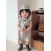 Pure Cotton Sleeveless Onesie with Graffiti Print for Boys, Cool-Feeling Summer Outing Crawling Suit