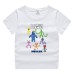 Rainbow friends children's summer clothing short sleeved