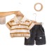 Children's casual baby boy summer outfit