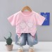 Girls' summer outfit set for infants and children's summer