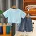 Girls' summer outfit set for infants and children's summer