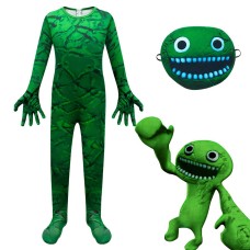 Halloween Rainbow Friends ROBLOX Game Cosplay Costume Blue Monster Onesie