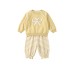 Cute Bowknot Stylish Two-Piece Set for Little Girls, Children's Fall Clothing