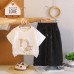 Letter short sleeved two-piece baby clothes
