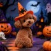 Pet Halloween Hat Creative Pumpkin Devil Spider New Stock  Rabbit Pet Dog