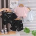 Children's Short sleeved Summer Cute Baby Girl Summer Set