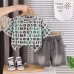 Letter short sleeved baby summer two-piece set